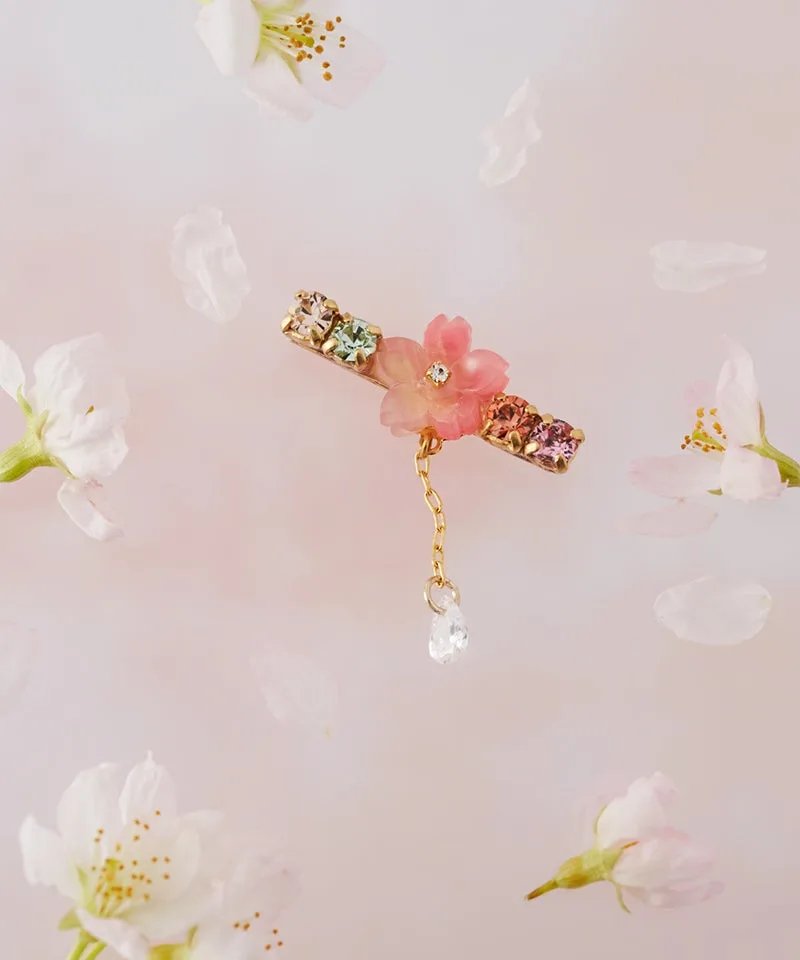 【單耳用】盛開花枝