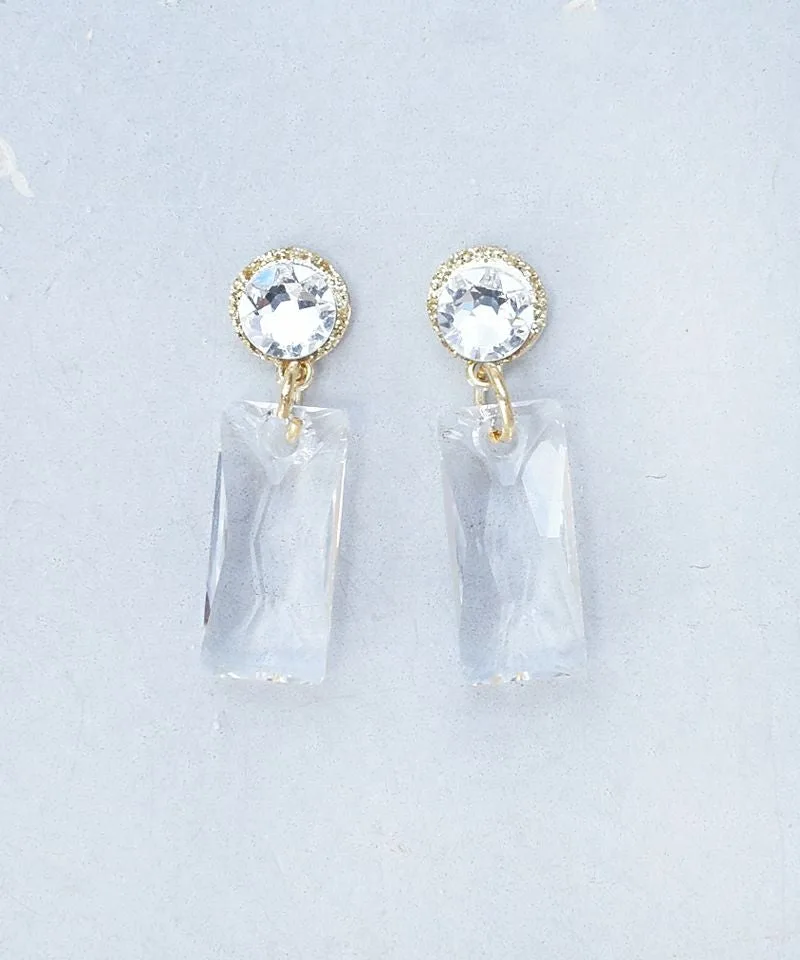 【不含鎳】透明寶石吊飾